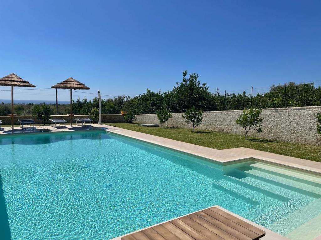 Villa Carmiano Luxury Bedrooms In Avola In The Province Of Syracuse With Spa And Swimming Pool And Wonderful Seaview Luaran gambar